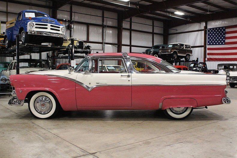 1955 Ford Crown Victoria Pink Coupe