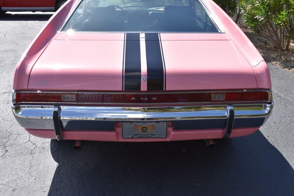 1969 AMC AMX 390CI V8 Auto, 1 of 1 in Factory Pink! 0 Special Paint Code Pink Co