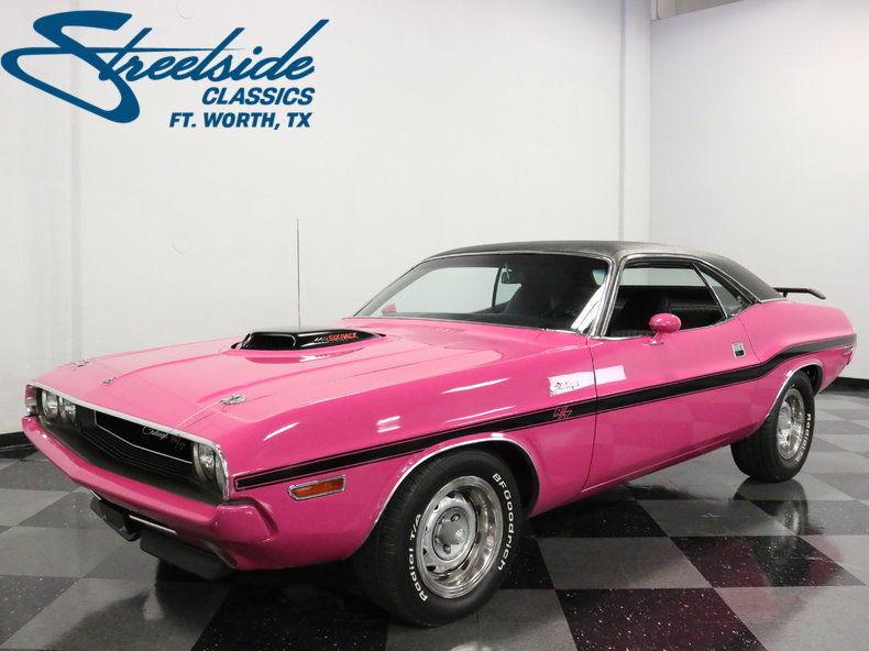 Bright Panther Pink 1970 Dodge Challenger RT/SE 440 Six Pack Tribute
