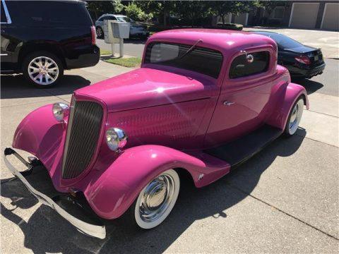Hot Pink 1934 Ford Coupe for sale