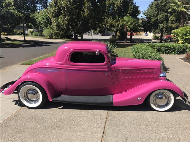 Hot Pink 1934 Ford Coupe
