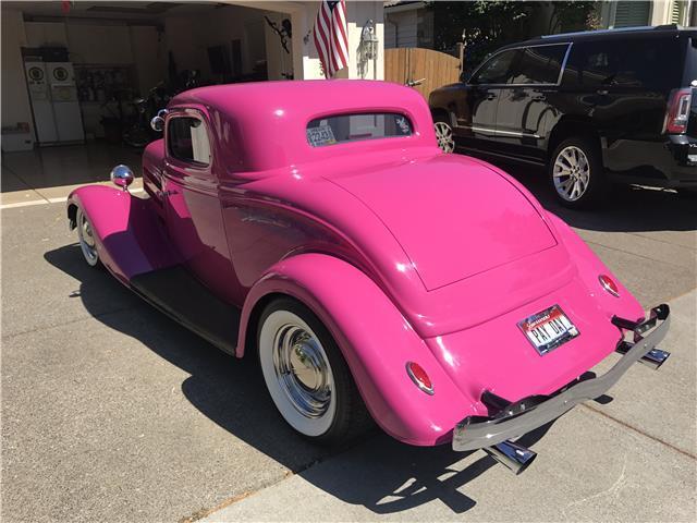 Hot Pink 1934 Ford Coupe