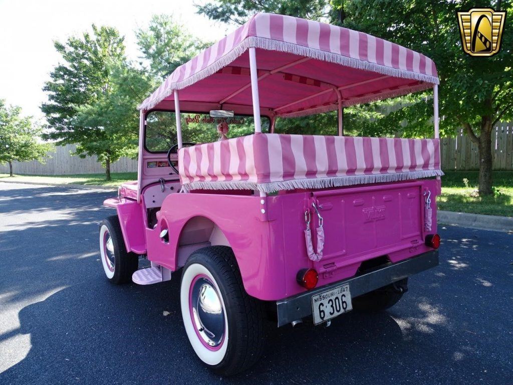 1947 Willys Jeep Surrey Gala Pink