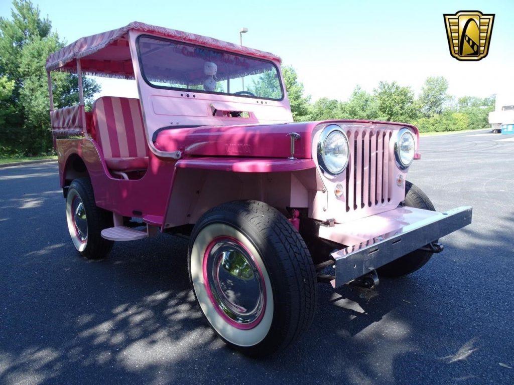 1947 Willys Jeep Surrey Gala Pink