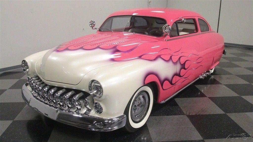 1949 Mercury Coupe Lead Sled Pink flames