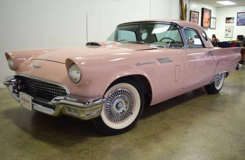 1957 Ford Thunderbird Pink Convertible for sale