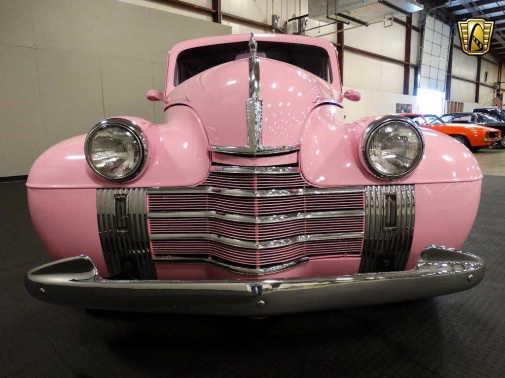 Pink 1940 Oldsmobile Coupe