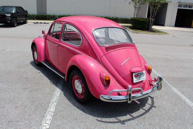 Pink 1967 Volkswagen Beetle