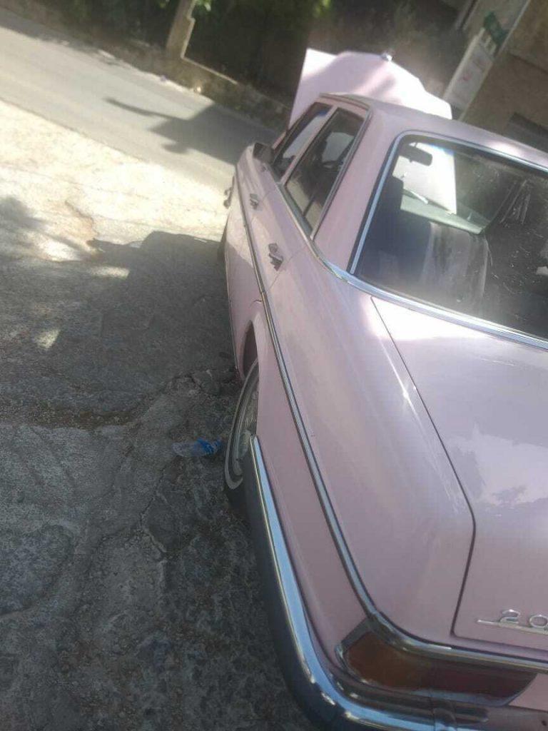 Pink 1971 Mercedes-Benz 200 Series