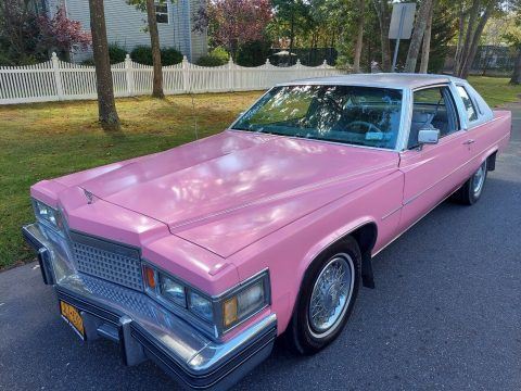Pink 1979 Cadillac Deville Coupe for sale