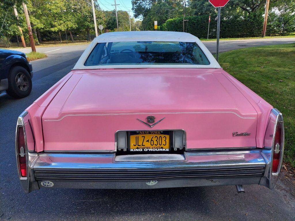 Pink 1979 Cadillac Deville Coupe