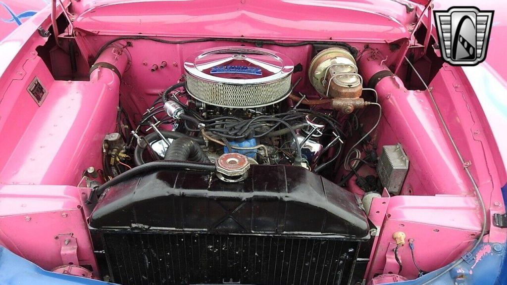 Pink 1949 Ford Club 351 Winsor V8