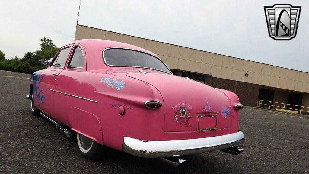 Pink 1949 Ford Club 351 Winsor V8