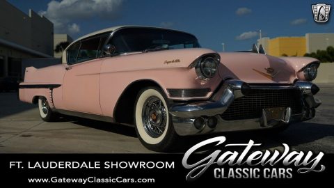 Pink 1957 Cadillac Coupe Deville 365 CID V8 4-Speed Auto for sale