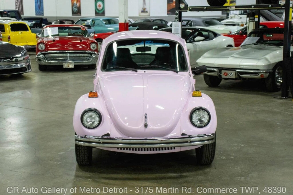 1974 Volkswagen Super Beetle 3898 Miles Pink 1600cc 4-Cylinder 4-Speed Manual