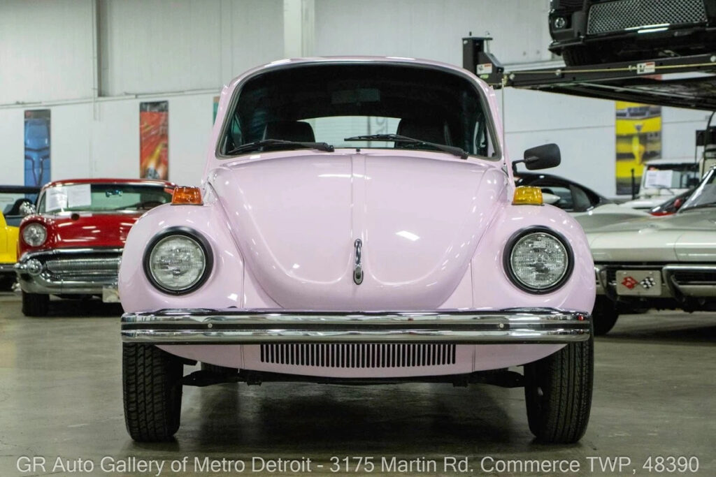 1974 Volkswagen Super Beetle 3898 Miles Pink 1600cc 4-Cylinder 4-Speed Manual