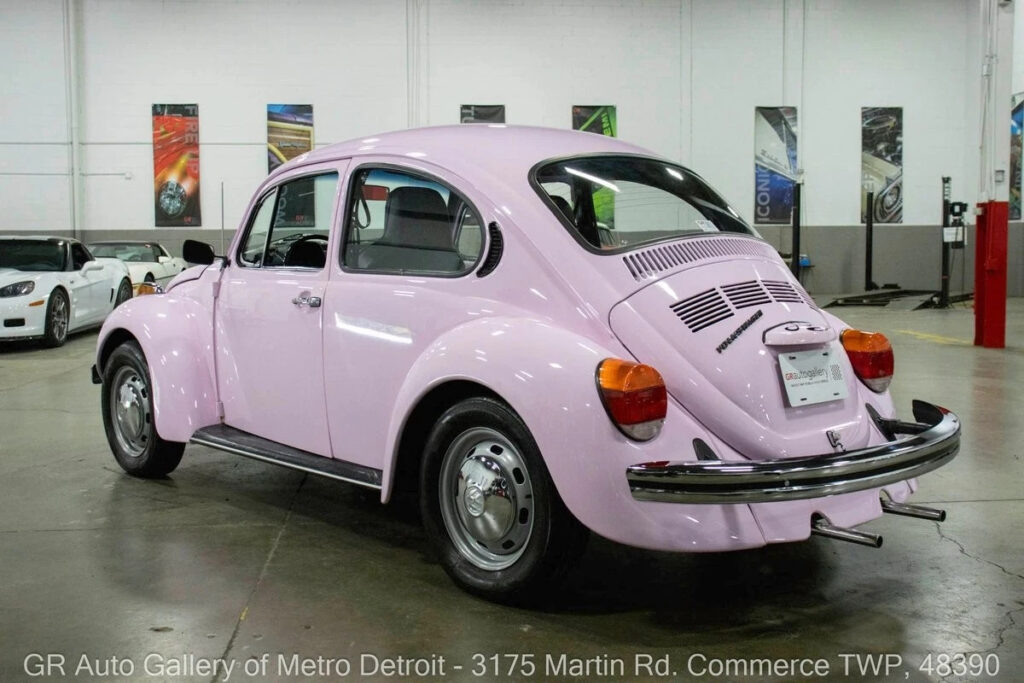 1974 Volkswagen Super Beetle 3898 Miles Pink 1600cc 4-Cylinder 4-Speed Manual