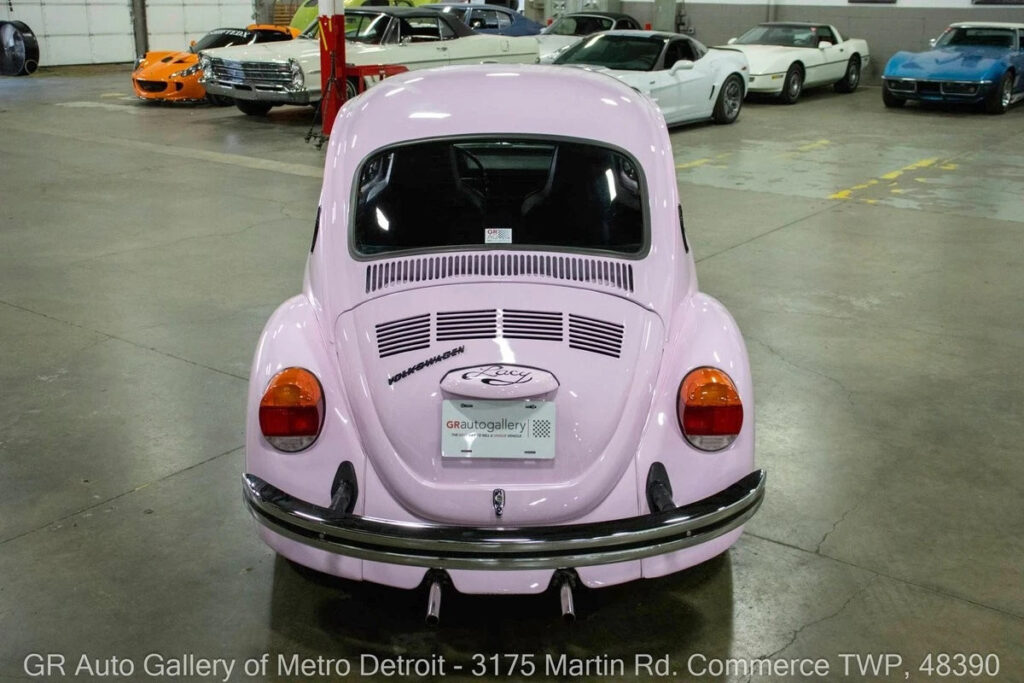 1974 Volkswagen Super Beetle 3898 Miles Pink 1600cc 4-Cylinder 4-Speed Manual
