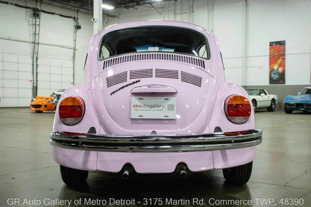 1974 Volkswagen Super Beetle 3898 Miles Pink 1600cc 4-Cylinder 4-Speed Manual