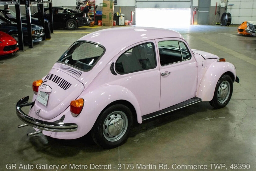 1974 Volkswagen Super Beetle 3898 Miles Pink 1600cc 4-Cylinder 4-Speed Manual