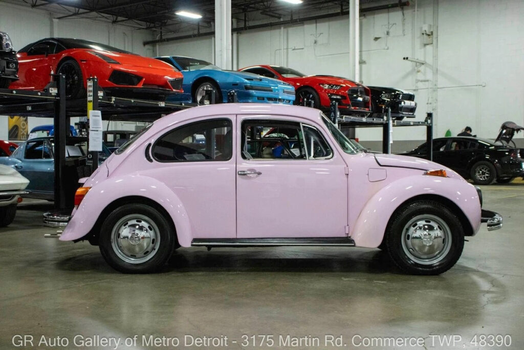 1974 Volkswagen Super Beetle 3898 Miles Pink 1600cc 4-Cylinder 4-Speed Manual
