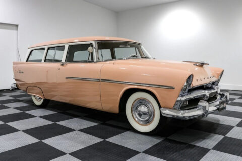 1956 Plymouth Suburban Sport 10717 Miles Pink Station Wagon 277ci V8 3 Speed Manual for sale