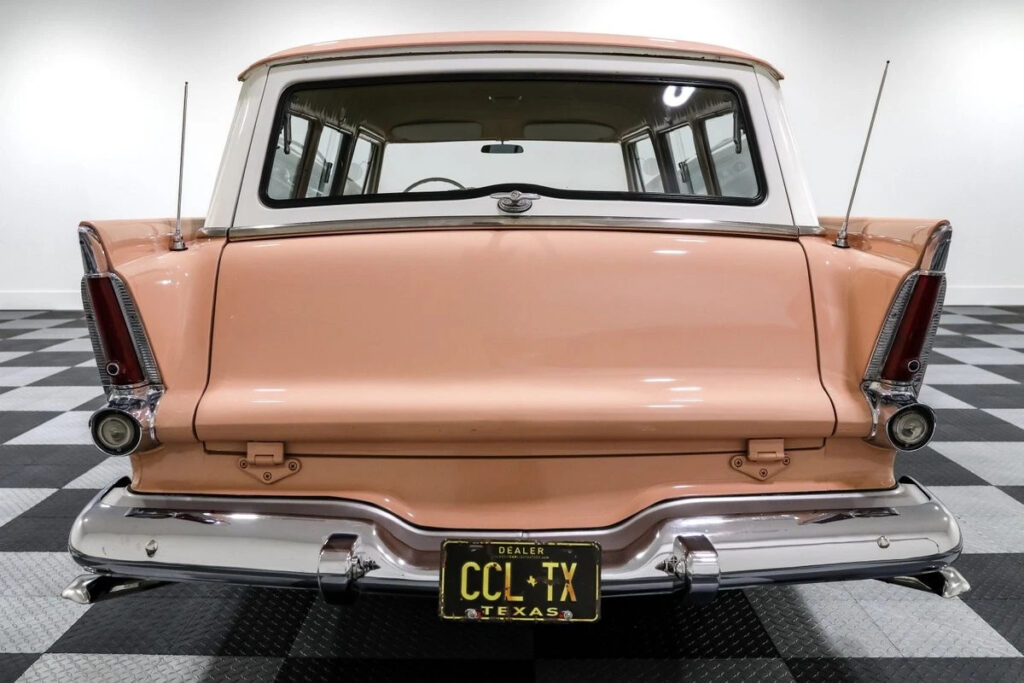 1956 Plymouth Suburban Sport 10717 Miles Pink Station Wagon 277ci V8 3 Speed Manual