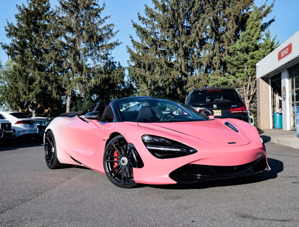 2020 Mclaren 720S Spider Performance 15419 Miles Pink Wrap/silica White 4.0L