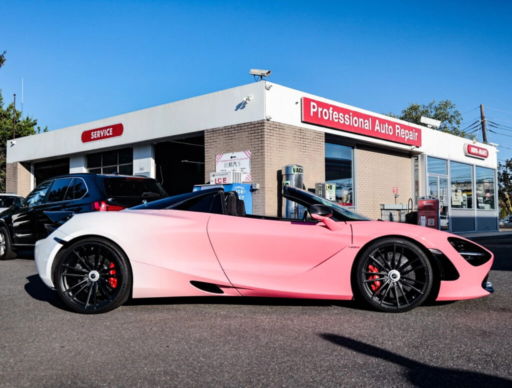 2020 Mclaren 720S Spider Performance 15419 Miles Pink Wrap/silica White 4.0L
