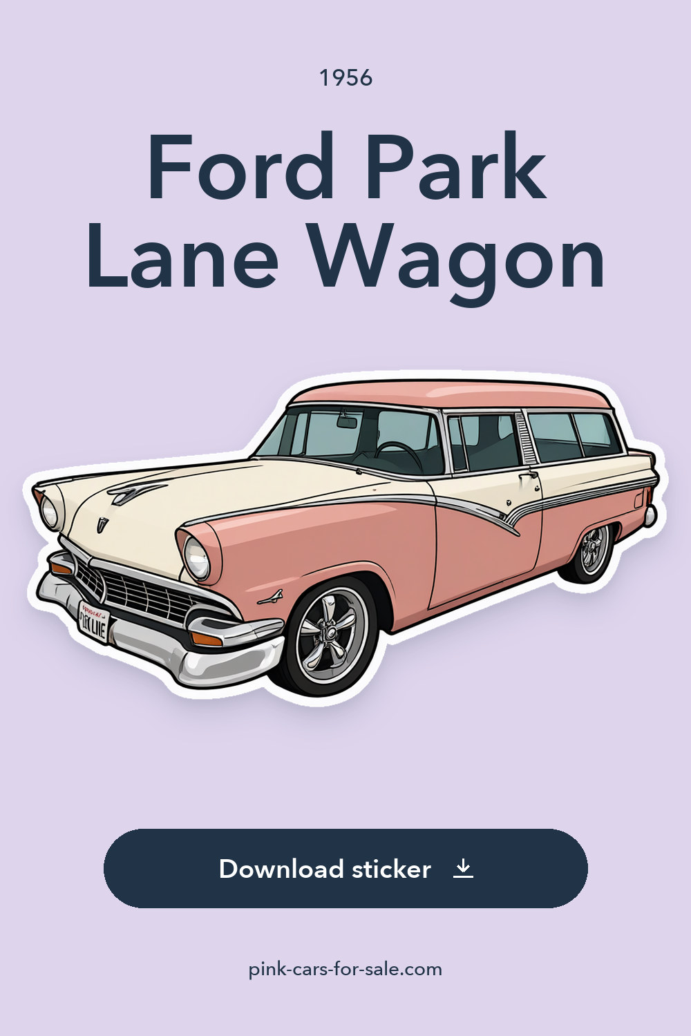 1956 Ford Park Lane Wagon sticker preview