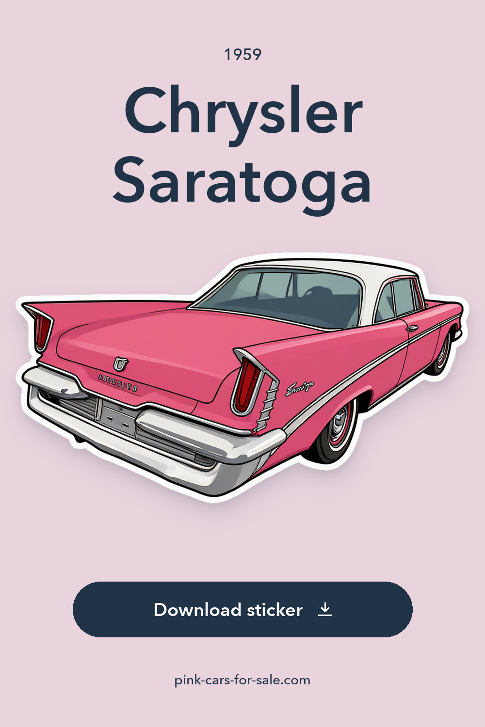 1959 Chrysler Saratoga sticker preview