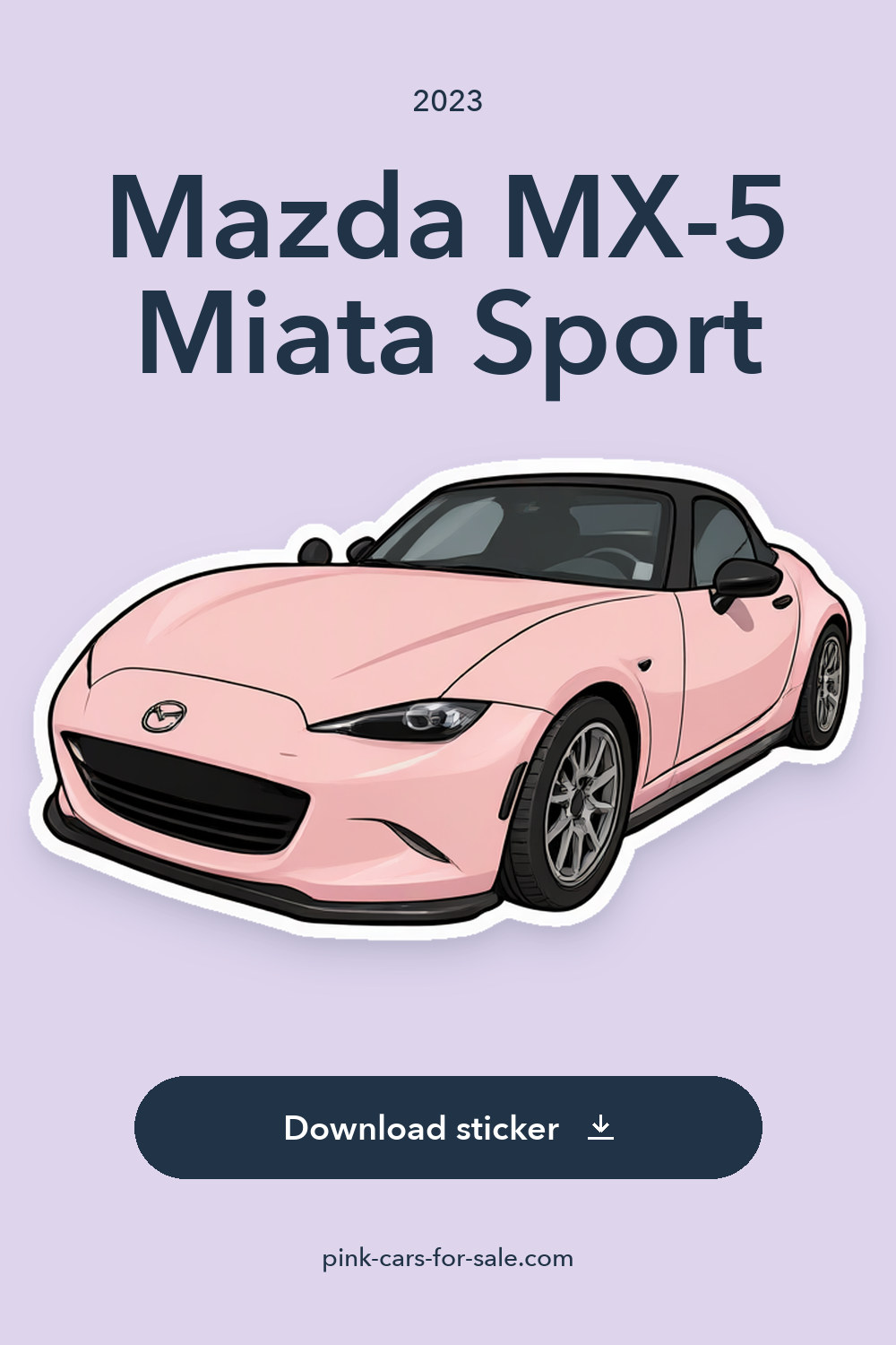 2023 Mazda MX-5 Miata Sport sticker preview